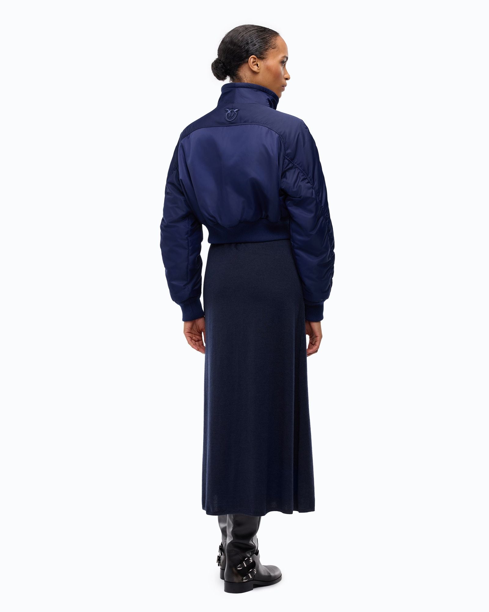 Bomber corto in raso tecnico - Pinko 107692A2OI F92 PINKO 