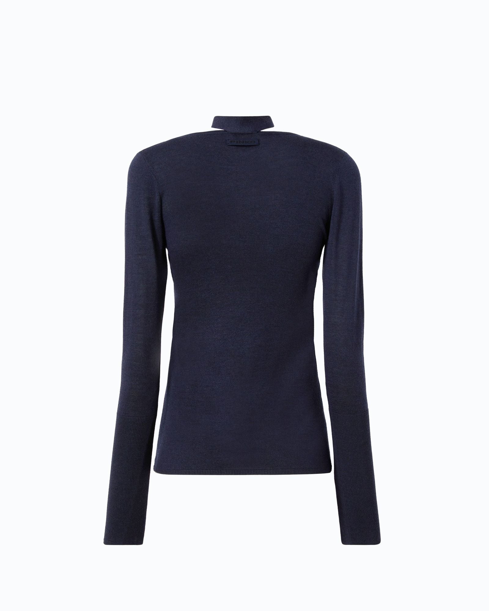 Maglia in lana con pizzo e fusciacca - Pinko 107775A3O1 G03 PINKO 