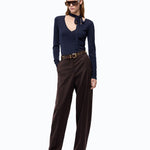 Maglia in lana con pizzo e fusciacca - Pinko 107775A3O1 G03 PINKO 