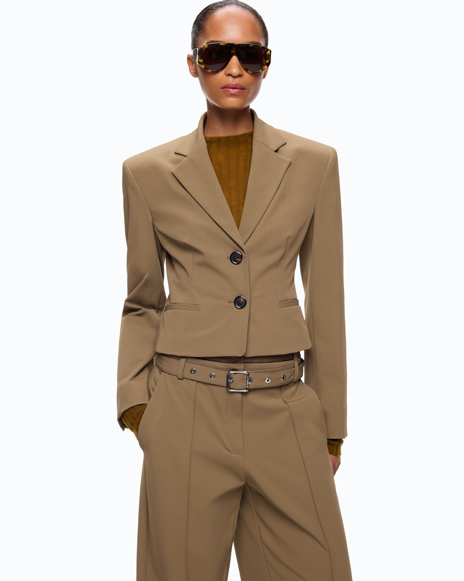 Blazer cropped slim fit - Pinko 107784A3MP V59 PINKO 