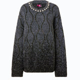 Maglione collo gioiello e paillettes - Pinko 107855A3OZ IZK PINKO 