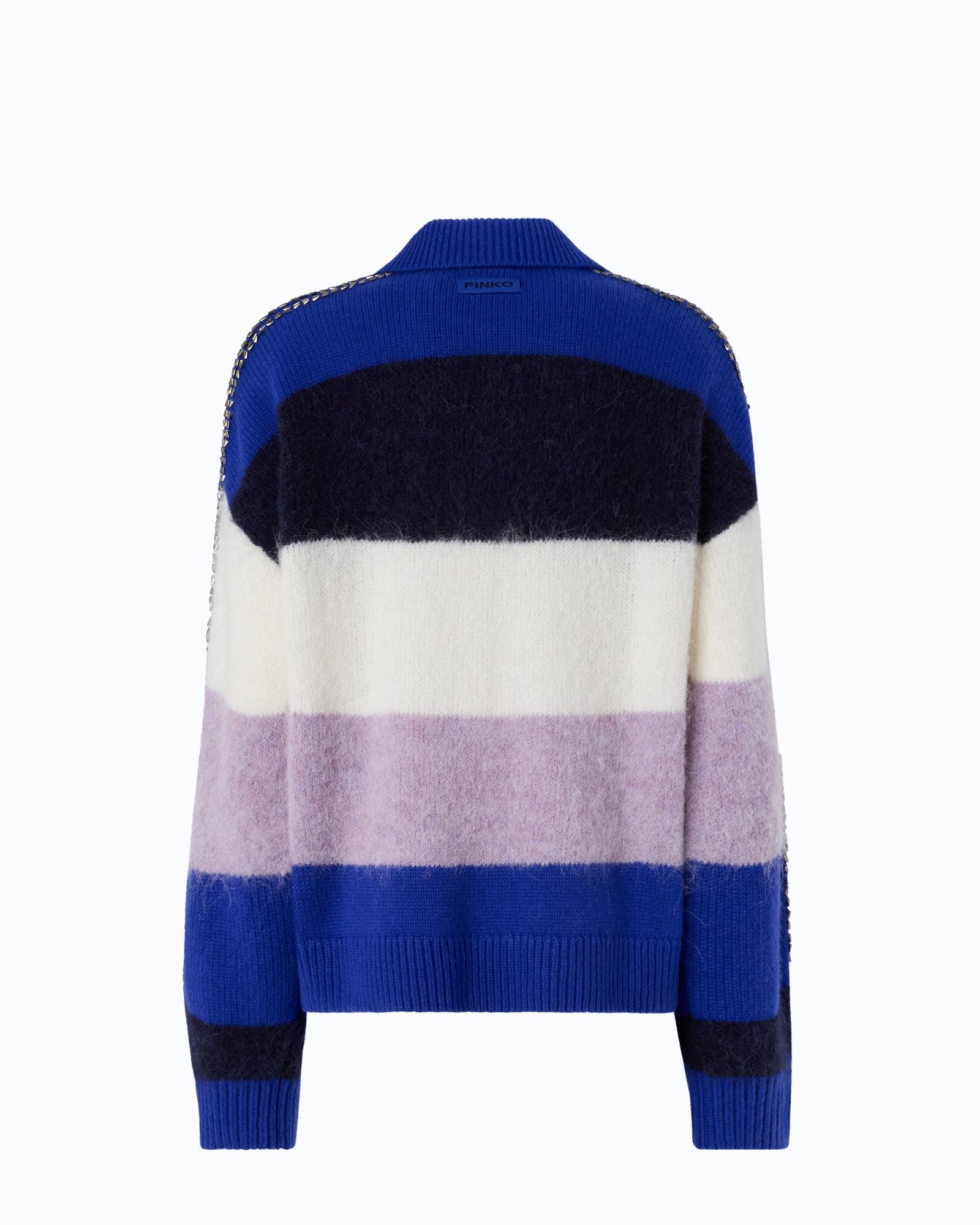 Polo in misto alpaca a righe - Pinko 107860A3P0 EY1 PINKO 