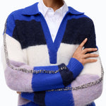 Polo in misto alpaca a righe - Pinko 107860A3P0 EY1 PINKO 