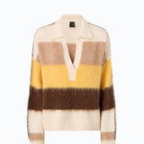 Polo in misto alpaca a righe - Pinko 107860A3P0 ZLF PINKO 
