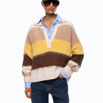 Polo in misto alpaca a righe - Pinko 107860A3P0 ZLF PINKO 