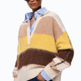 Polo in misto alpaca a righe - Pinko 107860A3P0 ZLF PINKO 