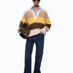 Polo in misto alpaca a righe - Pinko 107860A3P0 ZLF PINKO 