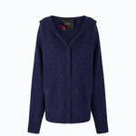 Cardigan con cappuccio e full strass - Pinko 107867A3P3 F92 PINKO 