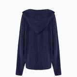 Cardigan con cappuccio e full strass - Pinko 107867A3P3 F92 PINKO 
