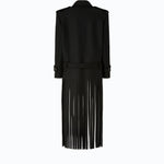 Cappotto in panno con frange - Pinko 107869A3LA Z99 PINKO 
