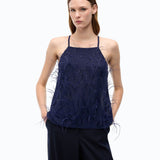 Top fluido con piume - Pinko 107906A2SP F92 PINKO 