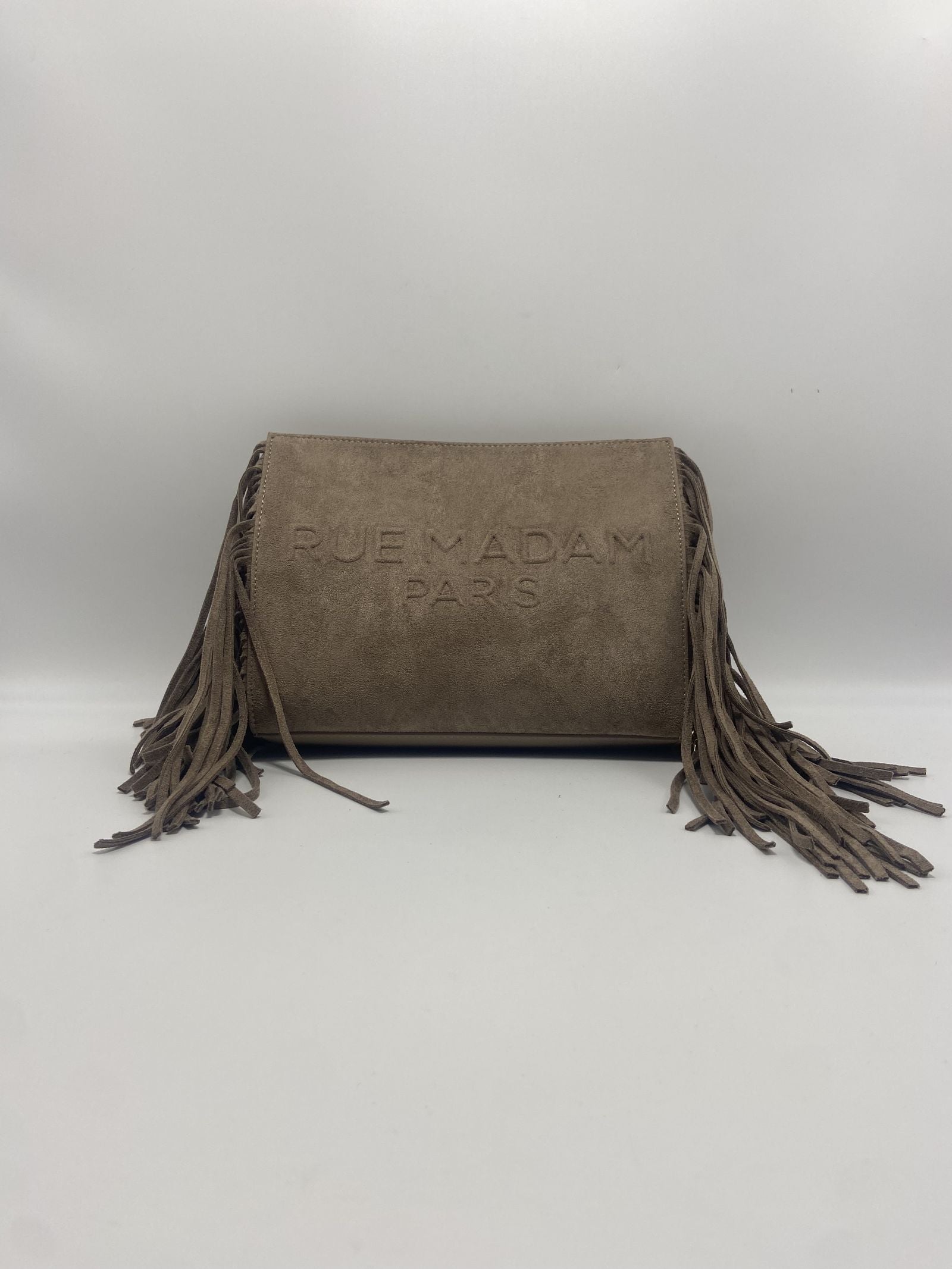 Borsa Canyon Clutch - Rue Madam Paris 1585CANYONCLUTCH SUEDEGRIGIO RUE MADAM PARIS 