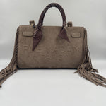 Borsa Canyon tote frange - Rue Madam Paris 1587CANYONTOTEFRINGES SUEDEGRIGIO RUE MADAM PARIS 