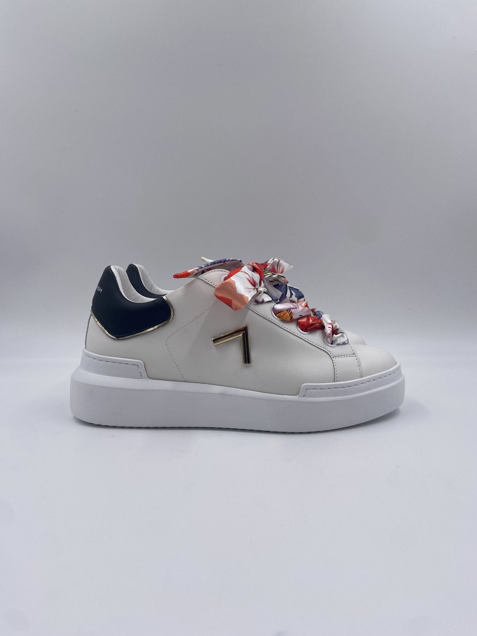 Sneakers con lacci in fantasia CKLD-CL10 BIANCONERO ED PARRISH 
