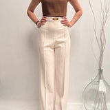 Pantalone con charms - Elisabetta Franchi PA01221E2 193 ELISABETTA FRANCHI 