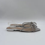 Sandalo Justi Clear in pvc con fiocco - Steve Madden SMSJUSTI-CLE BIANCO STEVE MADDEN 