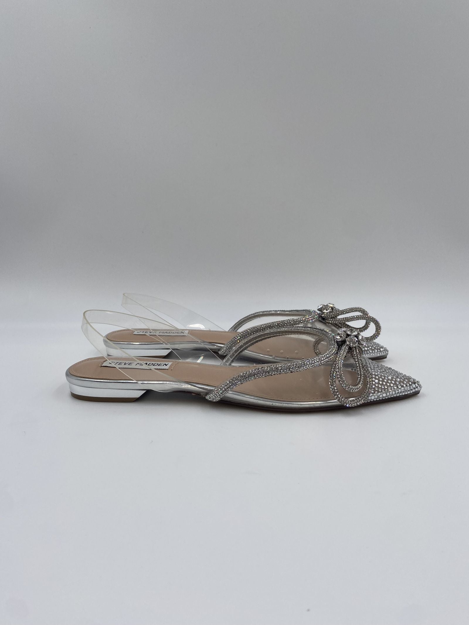 Sandalo Justi Clear in pvc con fiocco - Steve Madden SMSJUSTI-CLE BIANCO STEVE MADDEN 