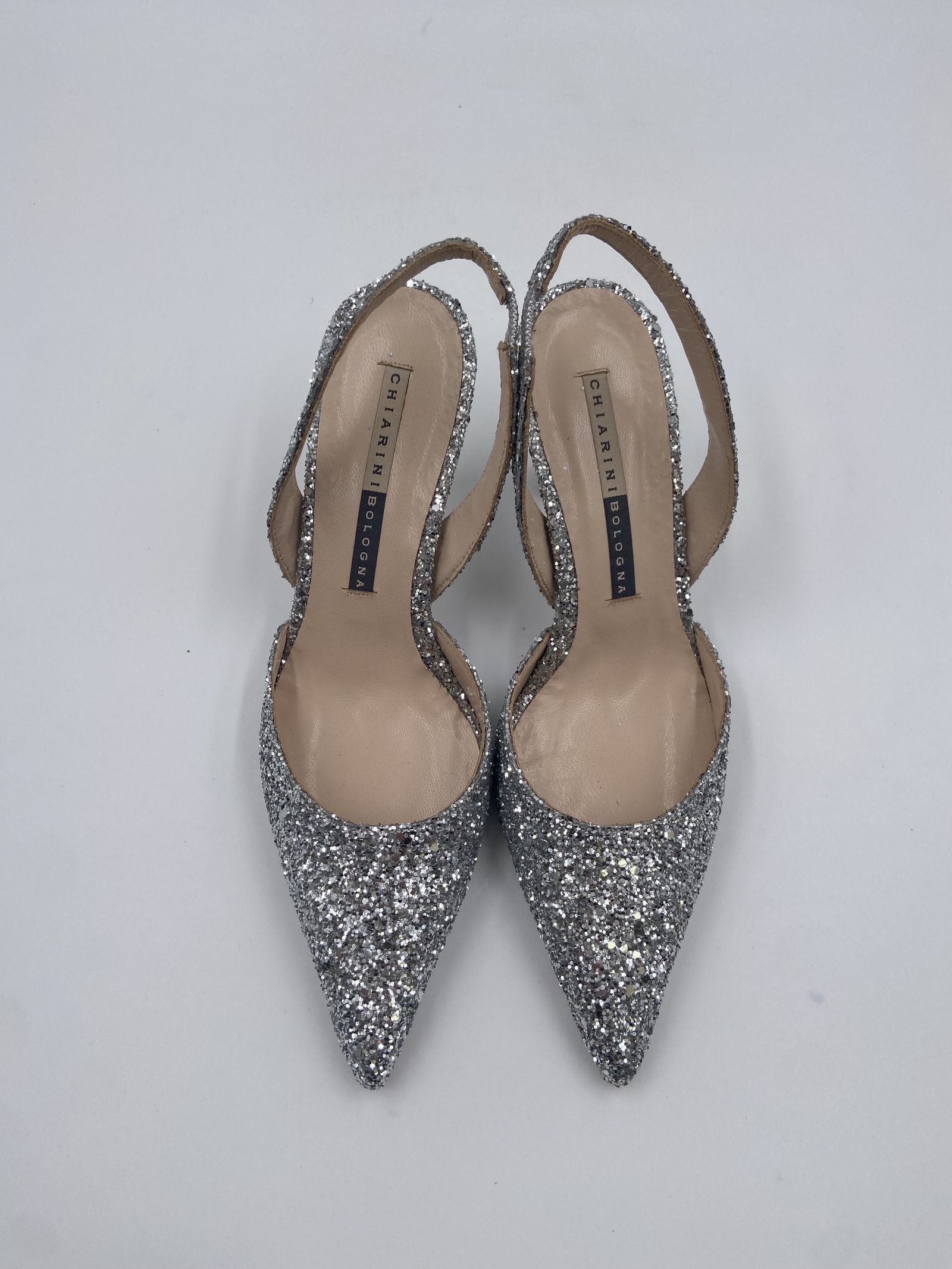 Slingback con mini pietre argento - Chiarini 1176 ARGENTO CHIARINI 