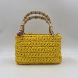 Borsa Meteora Chica Handmane METEORA SS23 GIALLO CHICA 