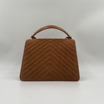Borsa a tracolla motivo chevron scamosciato 100066-A0F6 L58Q PINKO 