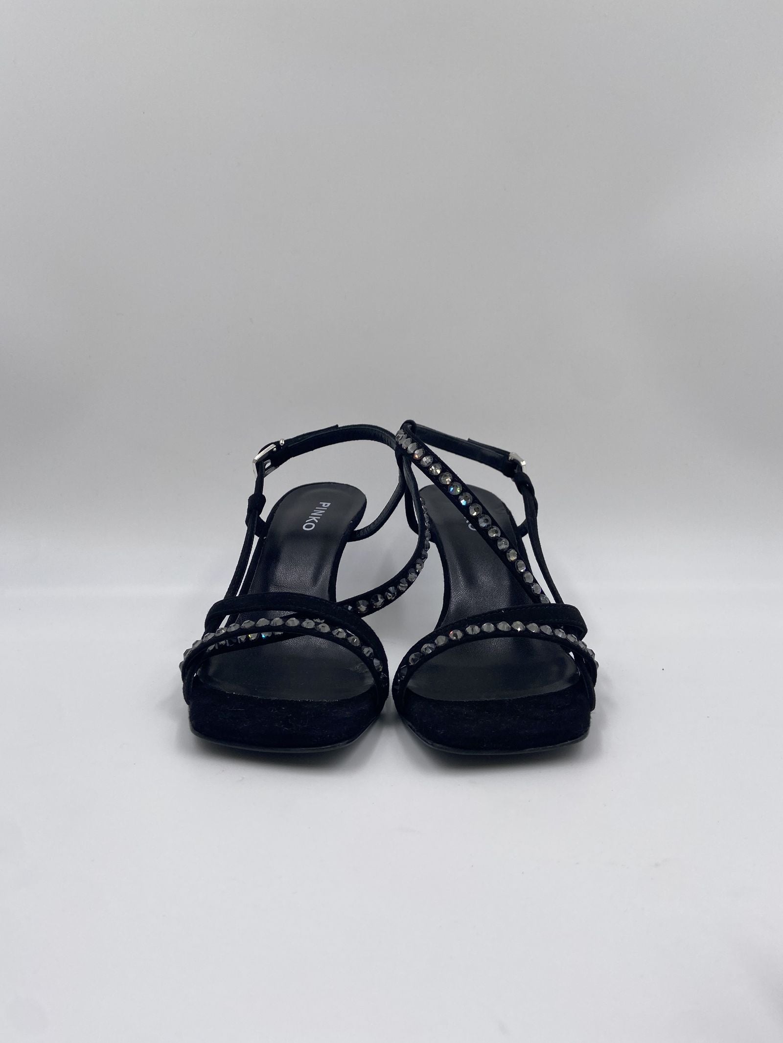 Sandalo scamosciato con strass - Pinko 100670-A0NZ Z99 PINKO 