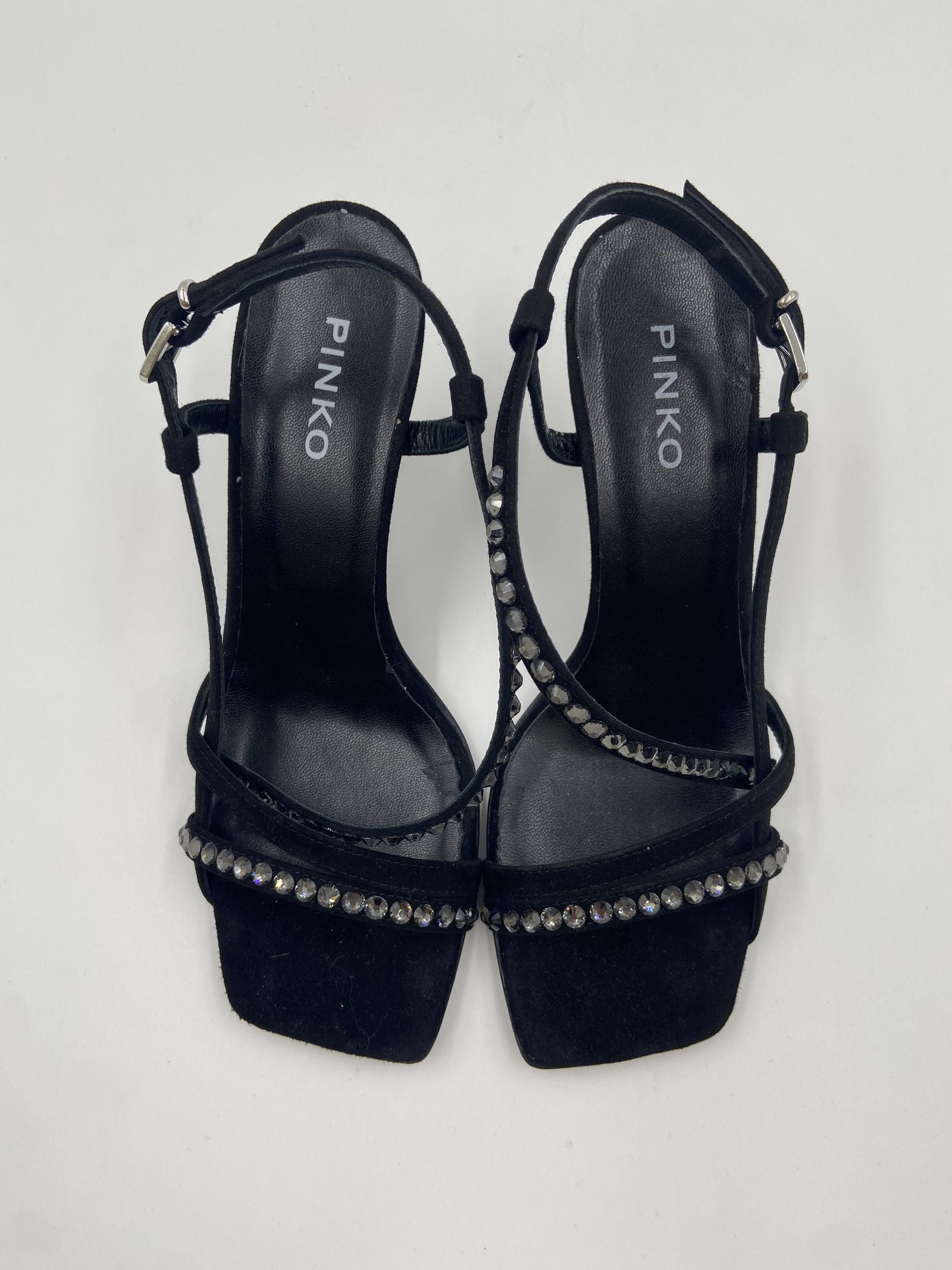 Sandalo scamosciato con strass - Pinko 100670-A0NZ Z99 PINKO 