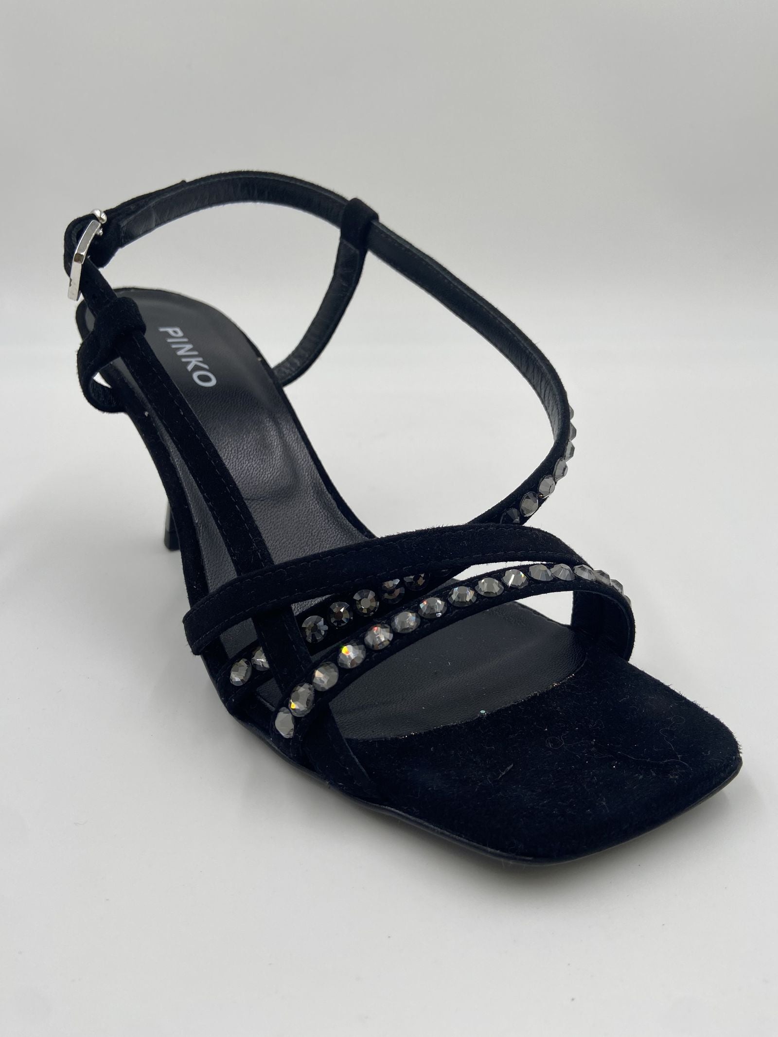 Sandalo scamosciato con strass - Pinko 100670-A0NZ Z99 PINKO 