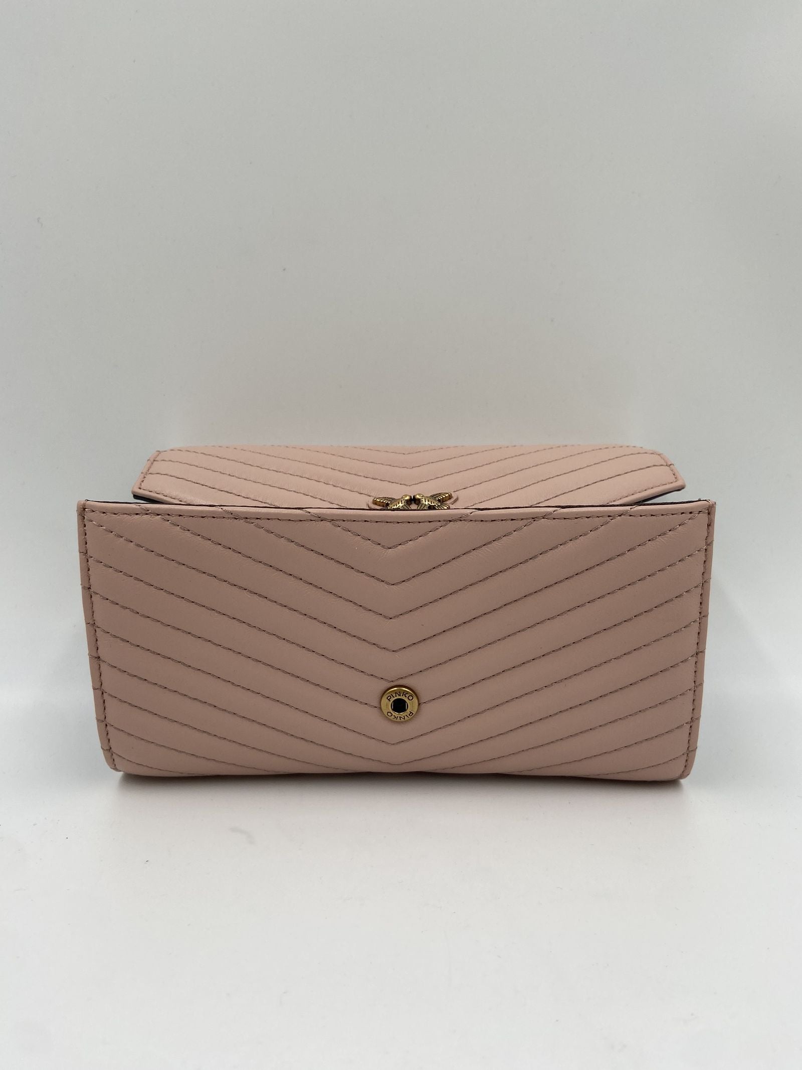 Portafoglio zip-around in nappa chevron - Pinko 100882-A0GK O81Q PINKO 