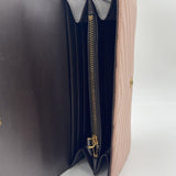 Portafoglio zip-around in nappa chevron - Pinko 100882-A0GK O81Q PINKO 