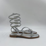 Sandalo Azaria con cinturino a spirale SMSAZARIA ARGENTO STEVE MADDEN 