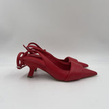 Sandalo slingback in pelle - Vic Matiè 1A4102D ROSSO VIC MATIE' 