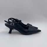 Sandalo slingback in pelle - Vic Matiè 1C6500D NERO VIC MATIE' 