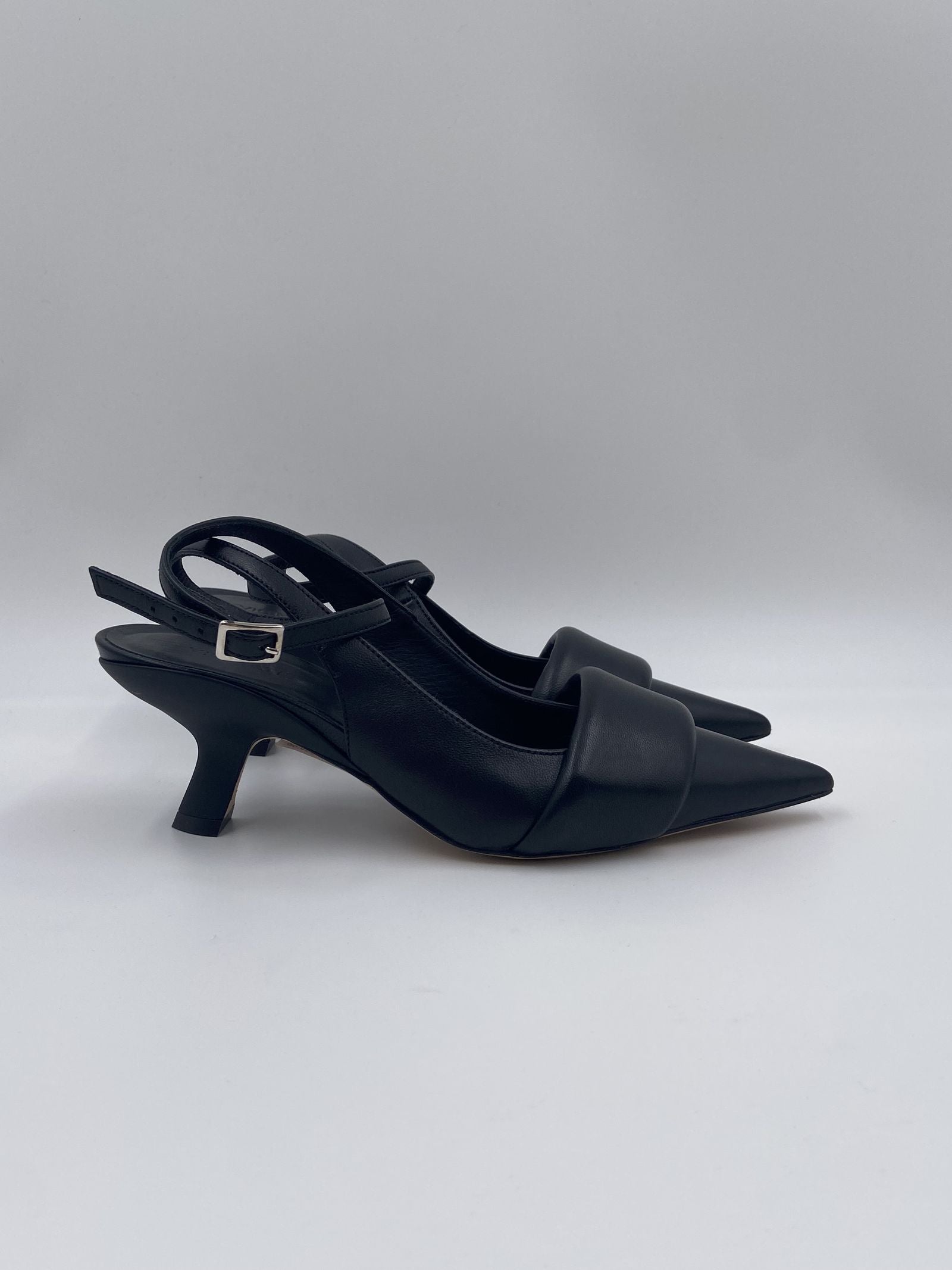 Sandalo slingback in pelle - Vic Matiè 1C6500D NERO VIC MATIE' 