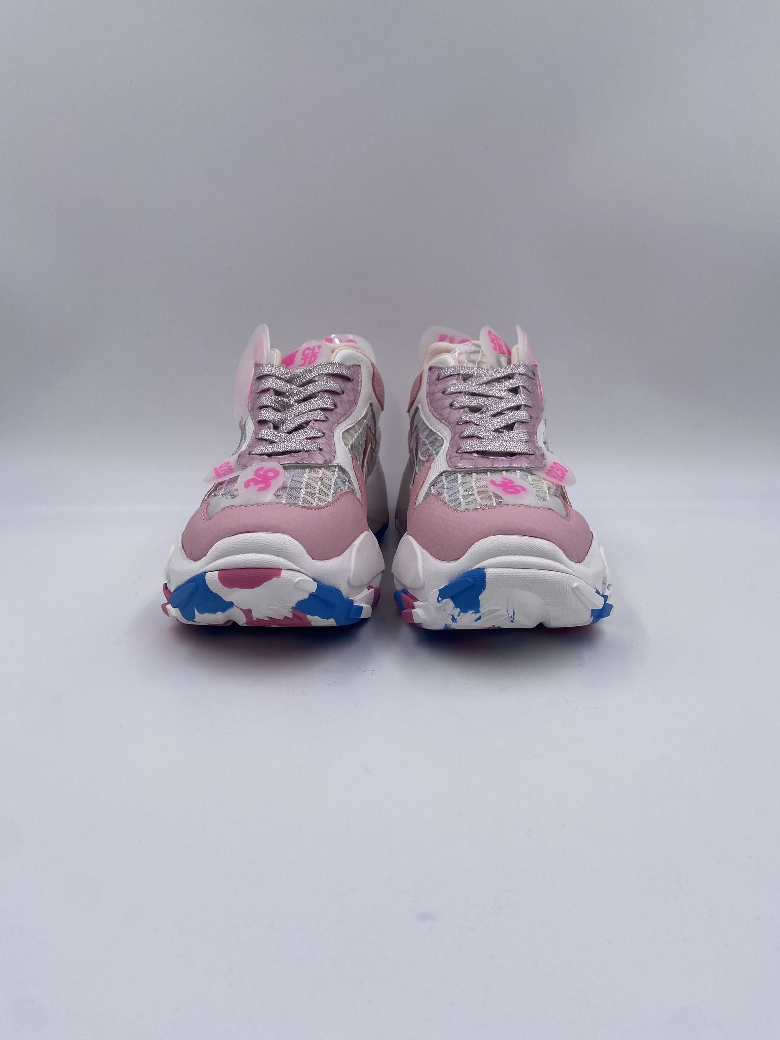 Sneakers rosa viola bianco 068 4801ROSA-VIOLA-BIANCO CLJD 
