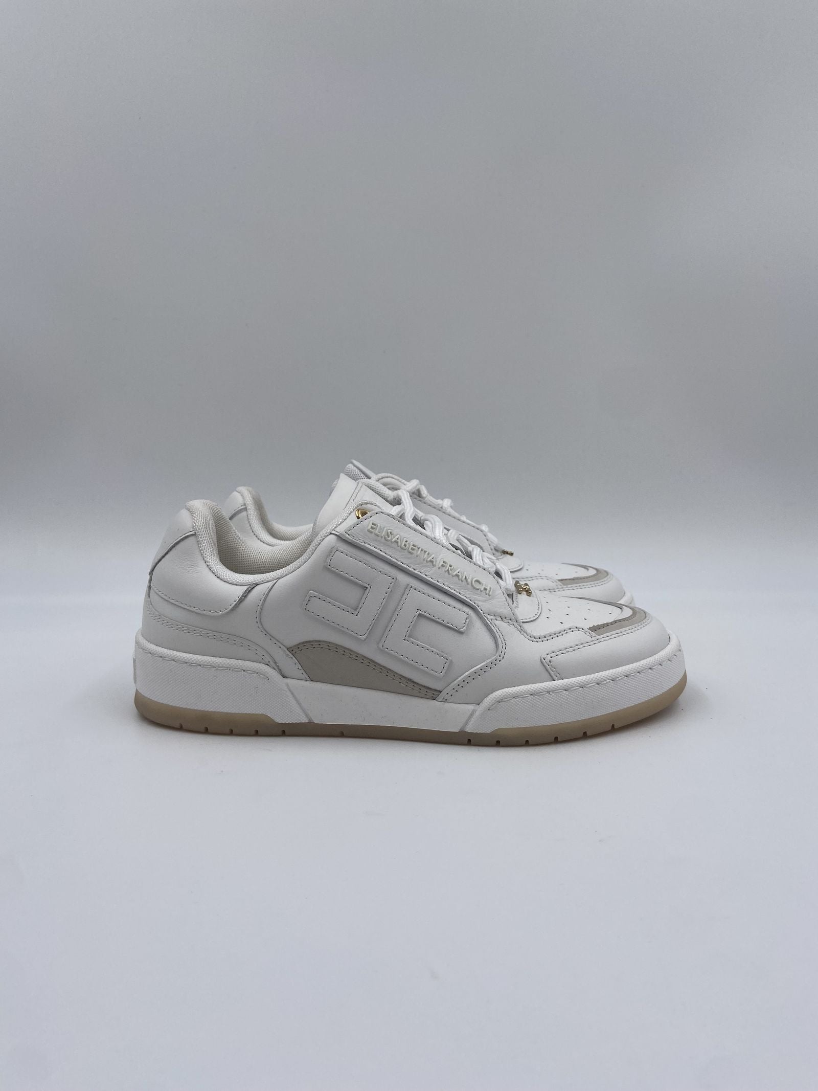 Sneakers in pelle con logo SA28G41E2 360 ELISABETTA FRANCHI 