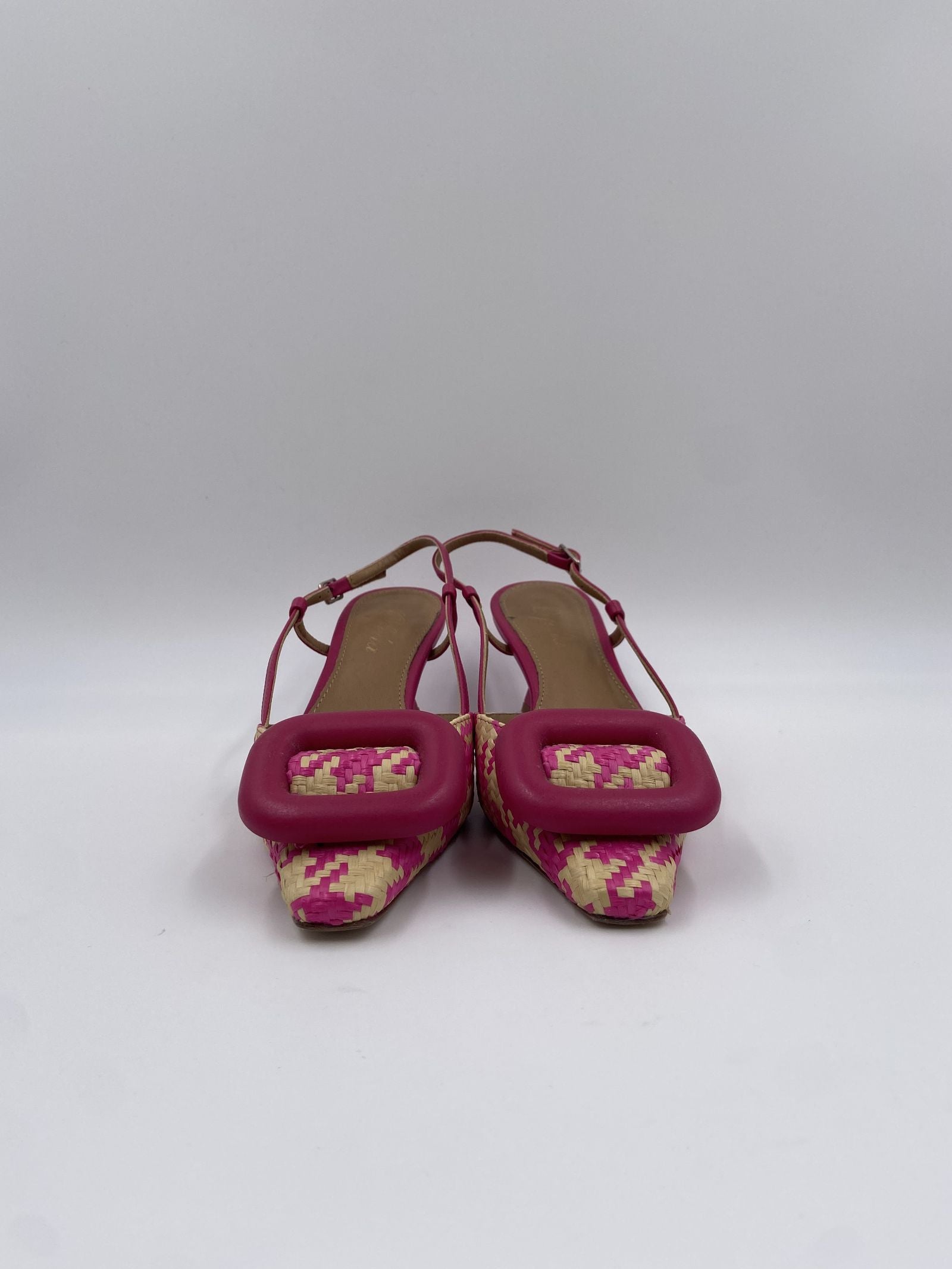 Slingback in rafia - Ofelia H2247 BEIGEFUXIA OFELIA 