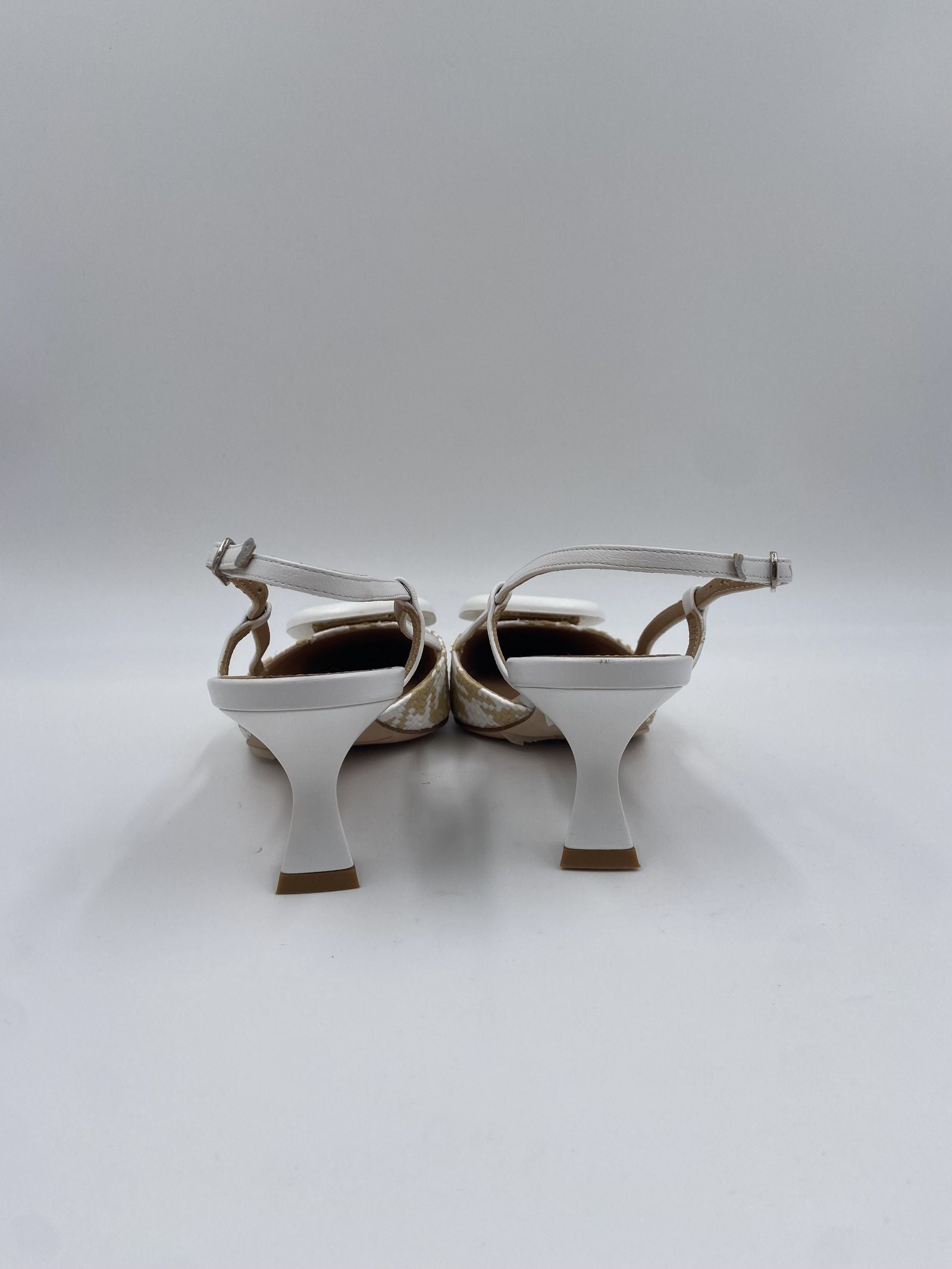 Slingback in rafia - Ofelia H2247 PANNA OFELIA 