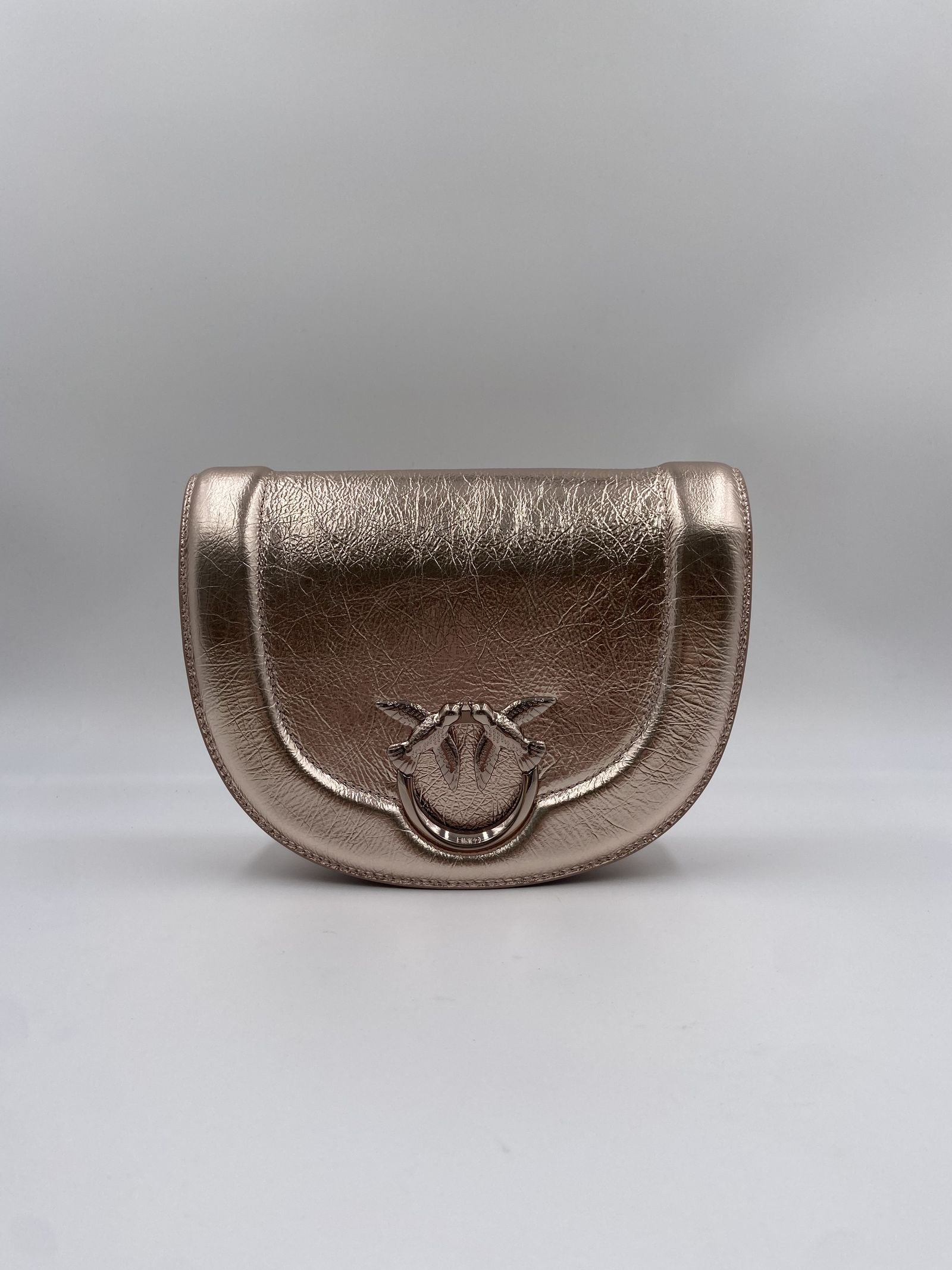 Borsa tracolla in pelle craccata lucida 101510- A1JGO81B PINKO 