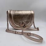 Borsa tracolla in pelle craccata lucida 101510- A1JGO81B PINKO 