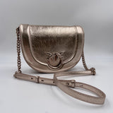 Borsa tracolla in pelle craccata lucida 101510- A1JGO81B PINKO 