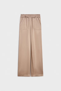 Pantalone largo in raso - Carla G
