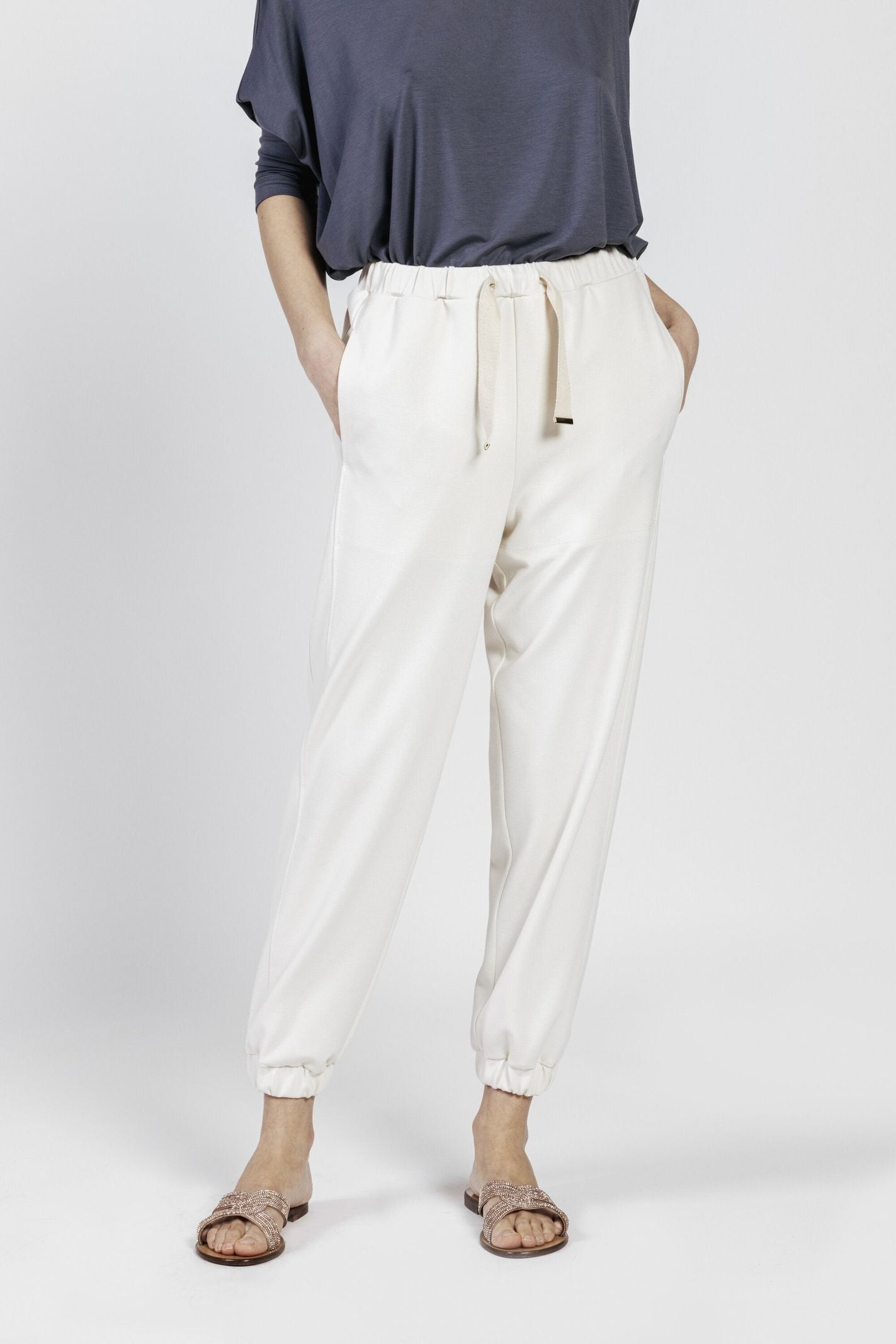 Pantalone con coulisse - Carla G PAOC25D8 02 CARLA G. 