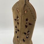 Stivaletto texano in camoscio 1719 CAMMELLO CHIARINI 