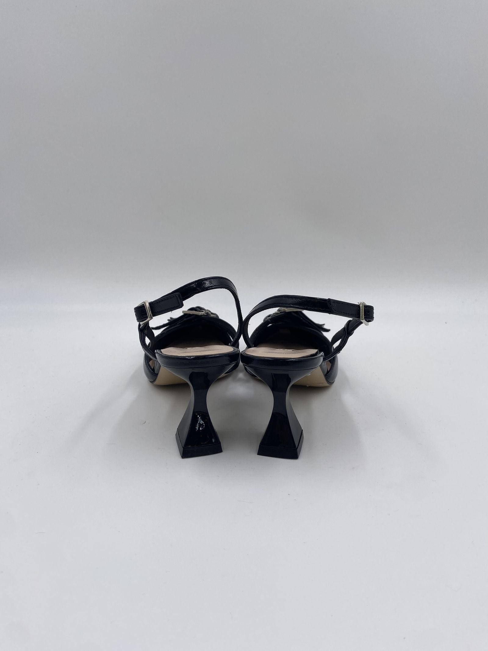Slingback fibbie nere - Chiarini 600 NERO CHIARINI 