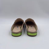 Sabot con perle e borchie 602 BEIGE CHIARINI 