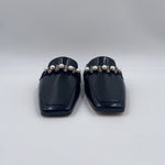 Sabot con perle e borchie 602 NERO CHIARINI 