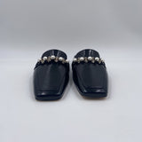 Sabot con perle e borchie 602 NERO CHIARINI 