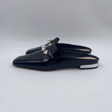 Sabot con perle e borchie 602 NERO CHIARINI 