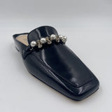 Sabot con perle e borchie 602 NERO CHIARINI 