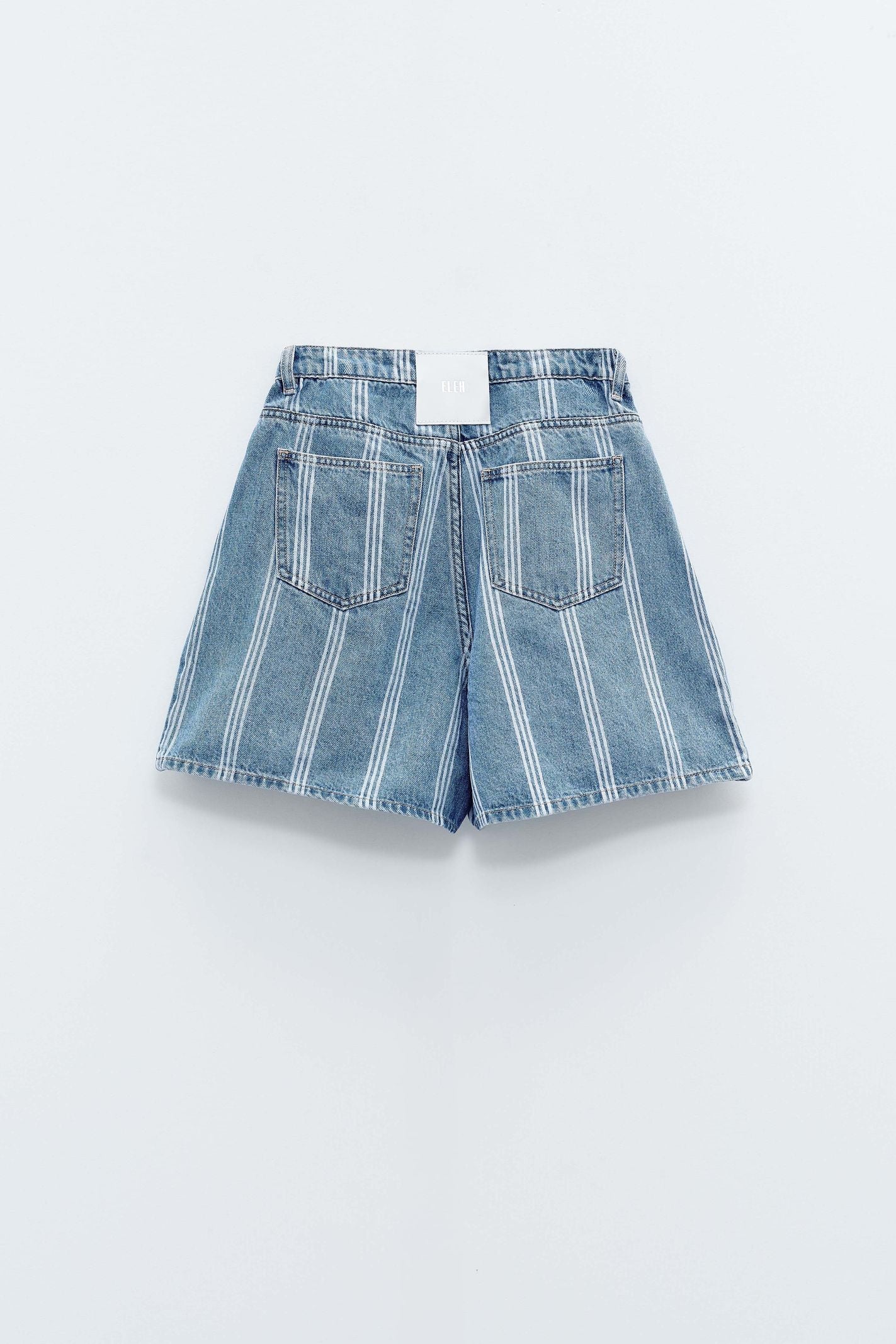 Shorts in denim EL030 BLU ELEH 